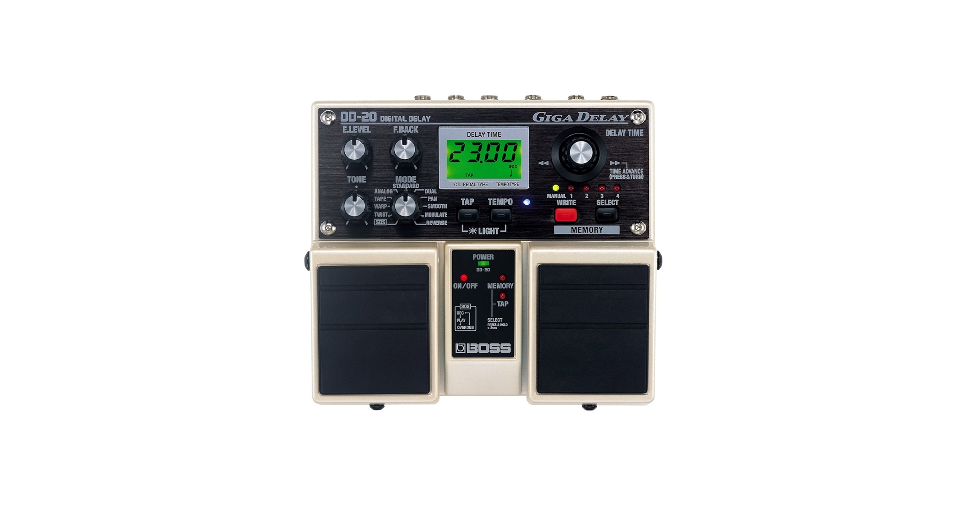 Amazon.com: Boss DD-20 Giga Delay Guitar Pedal : Musical Instruments