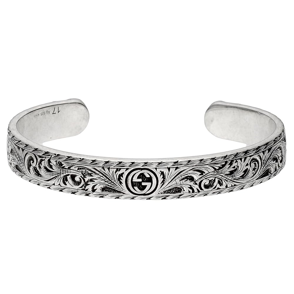 ☆グッチ☆茶型押しバングル