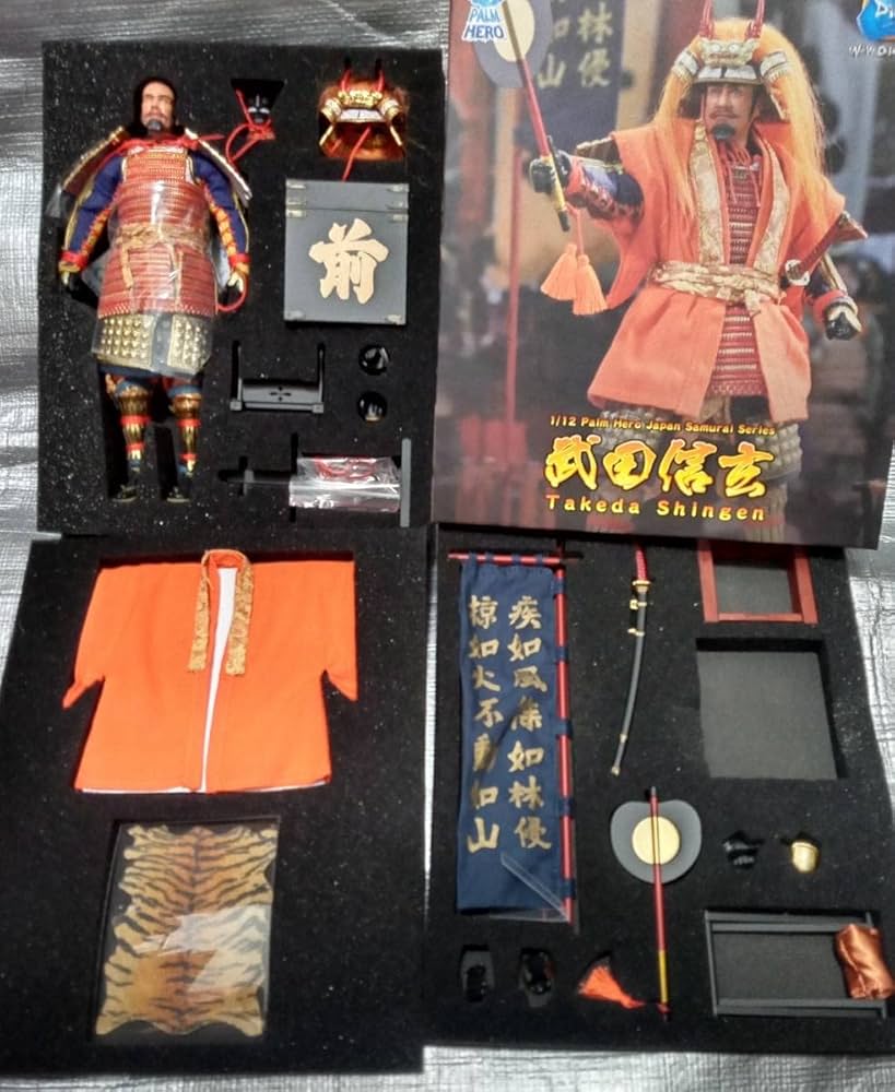 Amazon.co.jp: ○1/12 武田信玄 アクションフィギュア 戦国武将 甲斐の