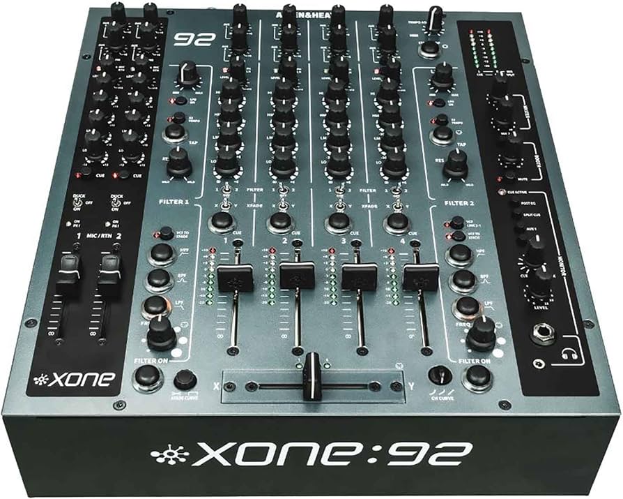 Amazon.com: Allen & Heath Xone:92 Mk2 Analog 4-channel DJ Mixer
