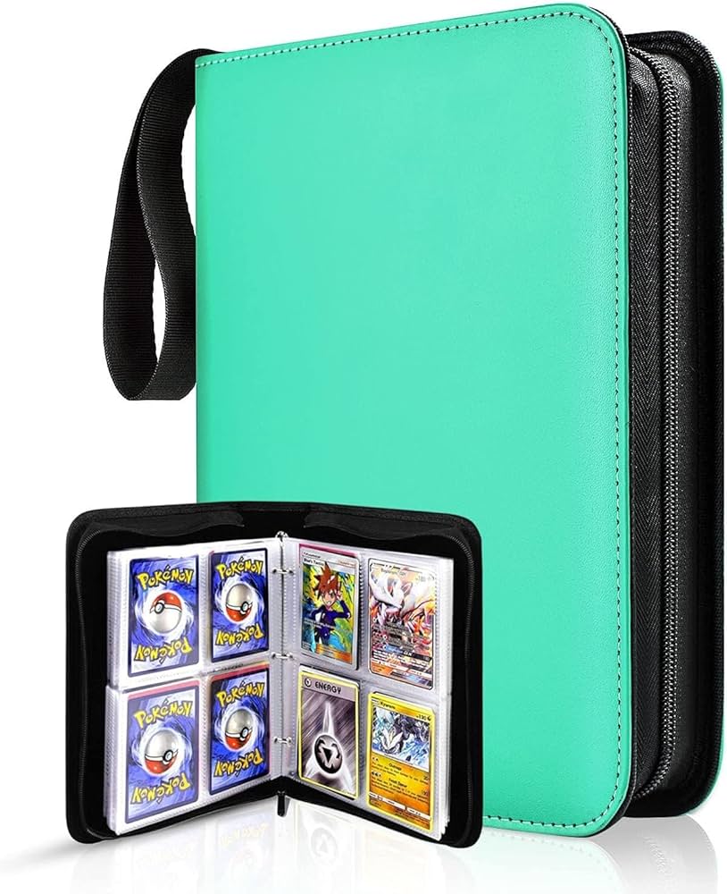Amazon.com: Trading Card Binder 4 Pocket,400 Pockets Card Binder