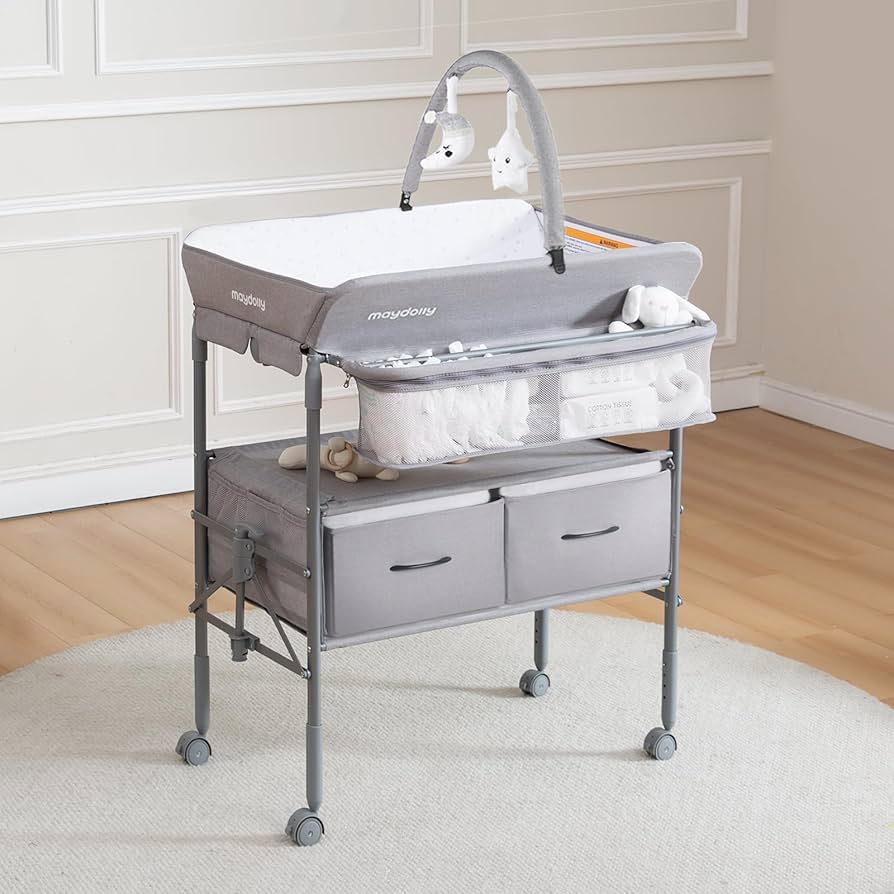 Amazon.com : Maydolly Baby Changing Table, Portable Folding