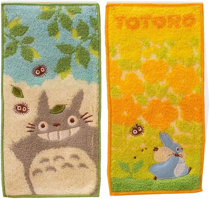 Amazon｜丸眞 ハーフハンカチ ポケットタオル 2枚組 となりのトトロ