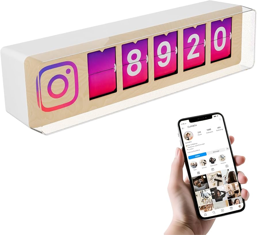 Amazon | Smiirl Instagramフォロワーカウンター - Wifi接続付き