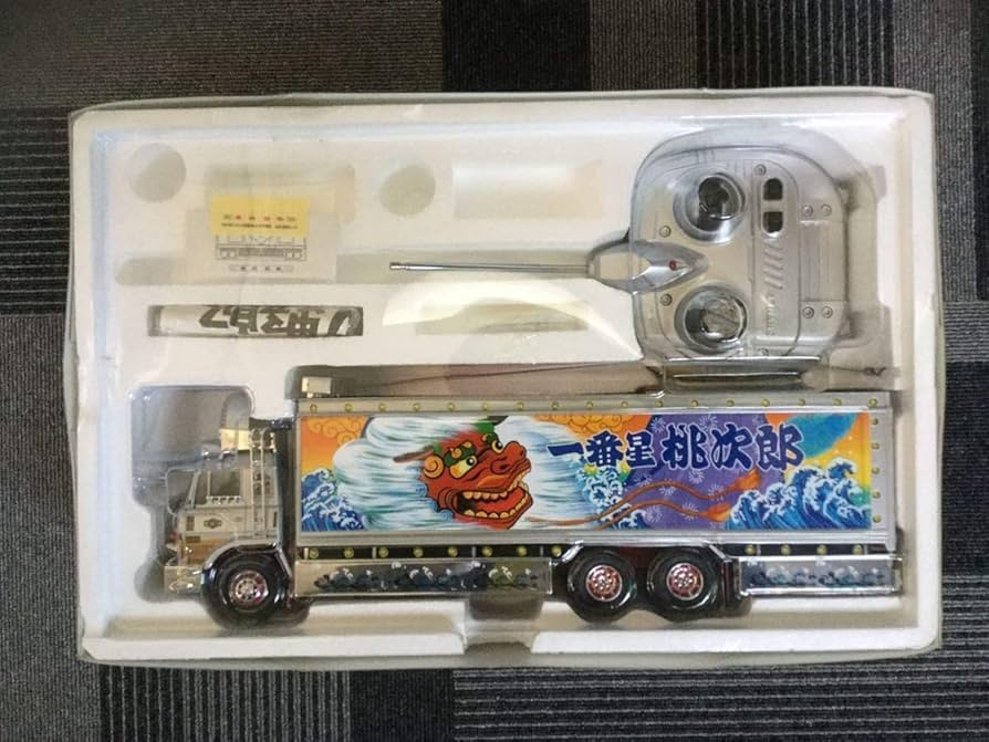 Amazon.co.jp: アオシマ 1/32 RC ラジコン トラック野郎 天下御免