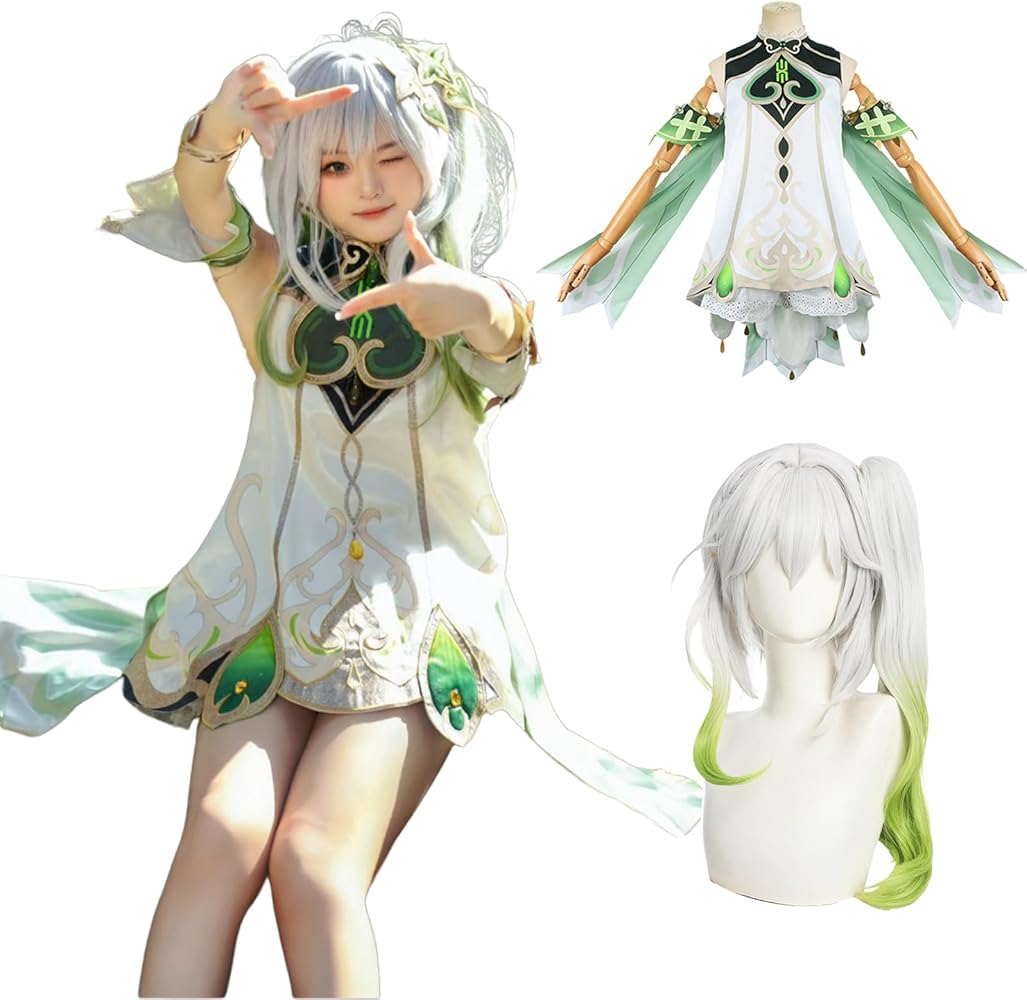 Amazon.co.jp: [NOKIJP] 原神 コスプレ ナヒーダ コスプレ衣装