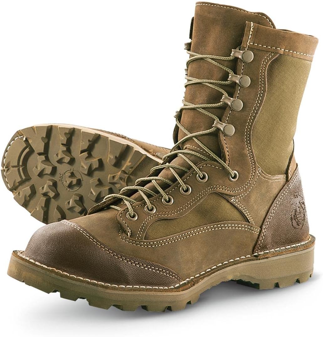 Amazon | Danner USMC メンズ RAT ブーツ, ブラウン, 14 Wide | Danner