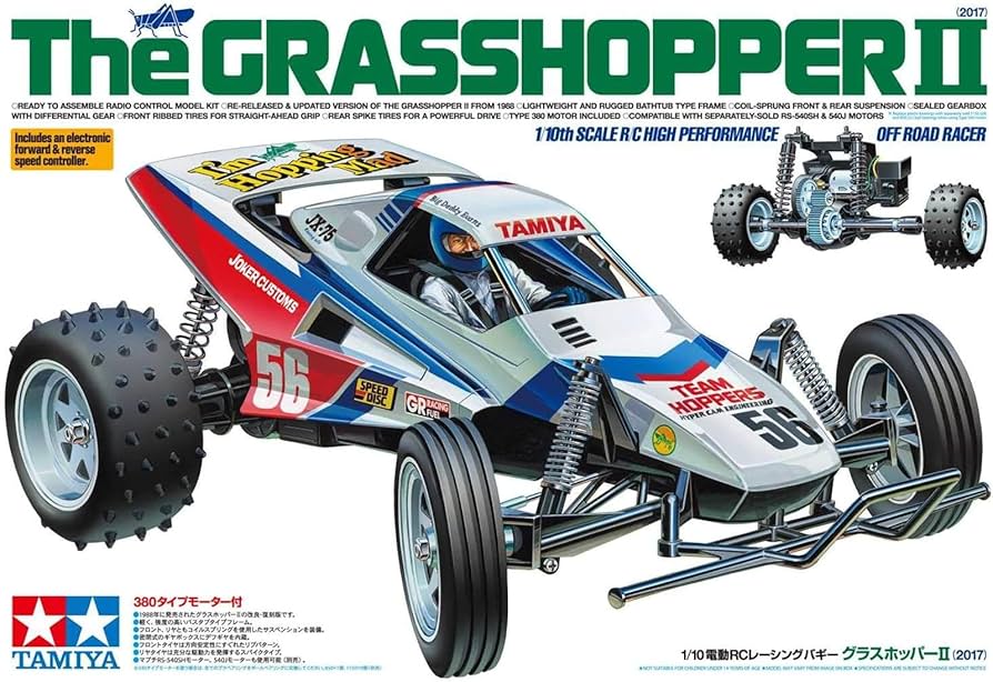 Amazon.com: Tamiya 58643 The Grasshopper II Kit, 2017 : Toys & Games