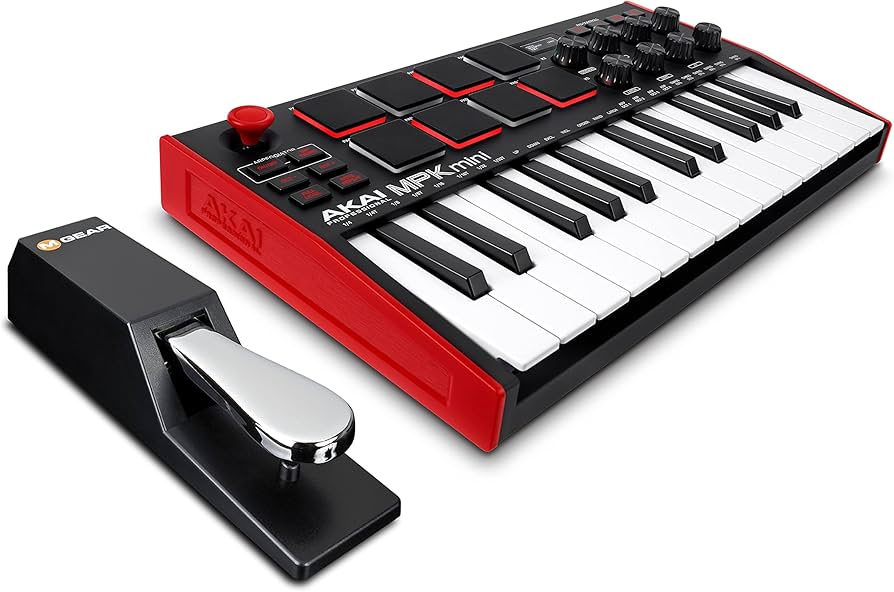 Amazon.com: Akai MPK Mini MK3 MIDI Keyboard Controller + M-Audio