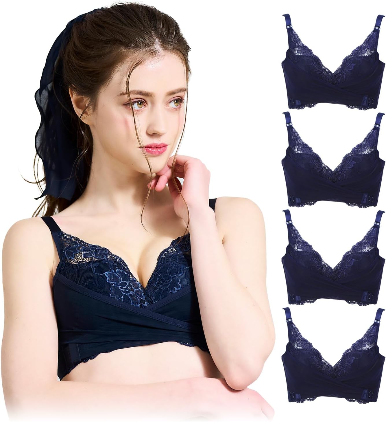 Amazon | 【公式】PGブラ(ピージーブラ) ナイトブラ 4枚セット+