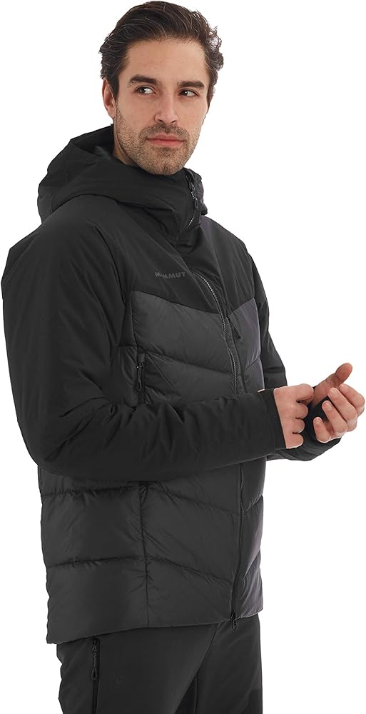 Amazon | Mammut Rime Pro IN Hybrid Hooded Jacket black XL | コート