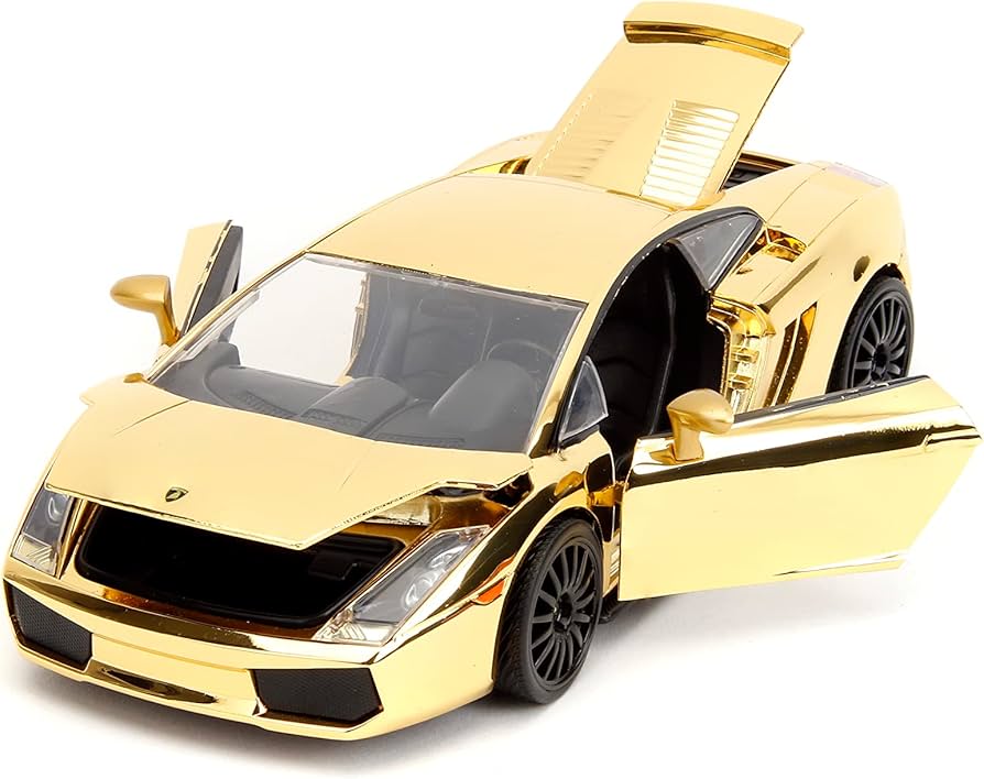 Amazon.com: Jada Fast & Furious 1:24 Lamborghini Gallardo Gold