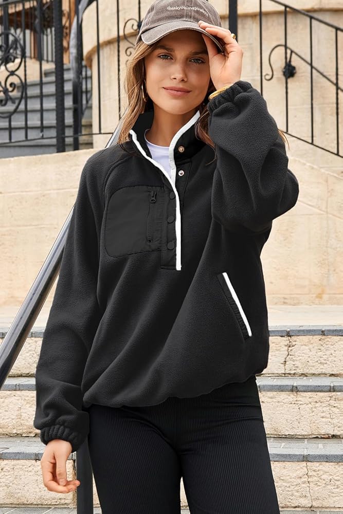 Amazon.com: Dokotoo Oversized Sweatshirt for Women Fuzzy Sherpa