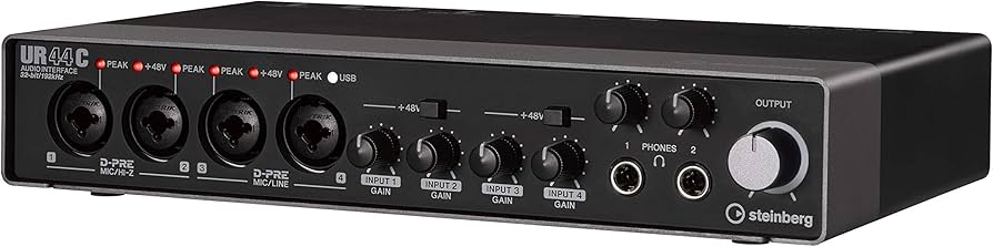 Amazon.com: Steinberg UR44C 6x4 USB 3.0 Audio Interface with