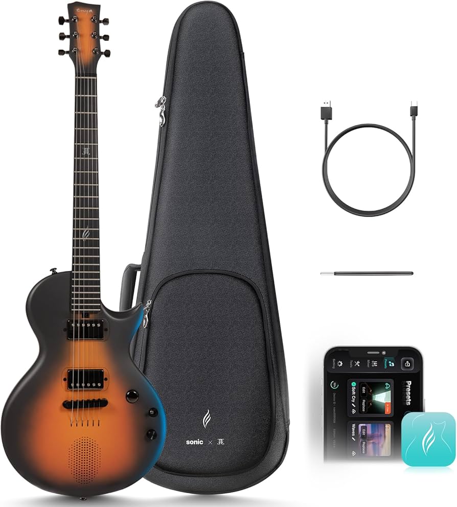 SYNSONICS エレキギター スピーカー内蔵 よく鳴る SYNSONICS エレキ