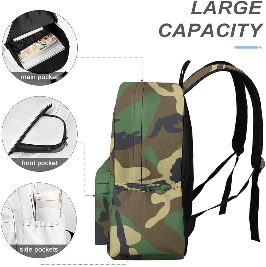 Amazon.co.jp: リュック 迷彩柄 カモフラージュ (5) バックパック