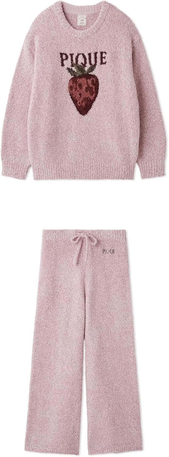 Amazon | [ジェラート ピケ] メランジストロベリージャガードプル