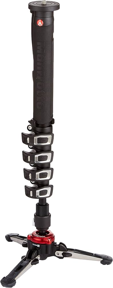 Amazon | Manfrotto 一脚 XPRO フルード ビデオ一脚 アルミニウム5段