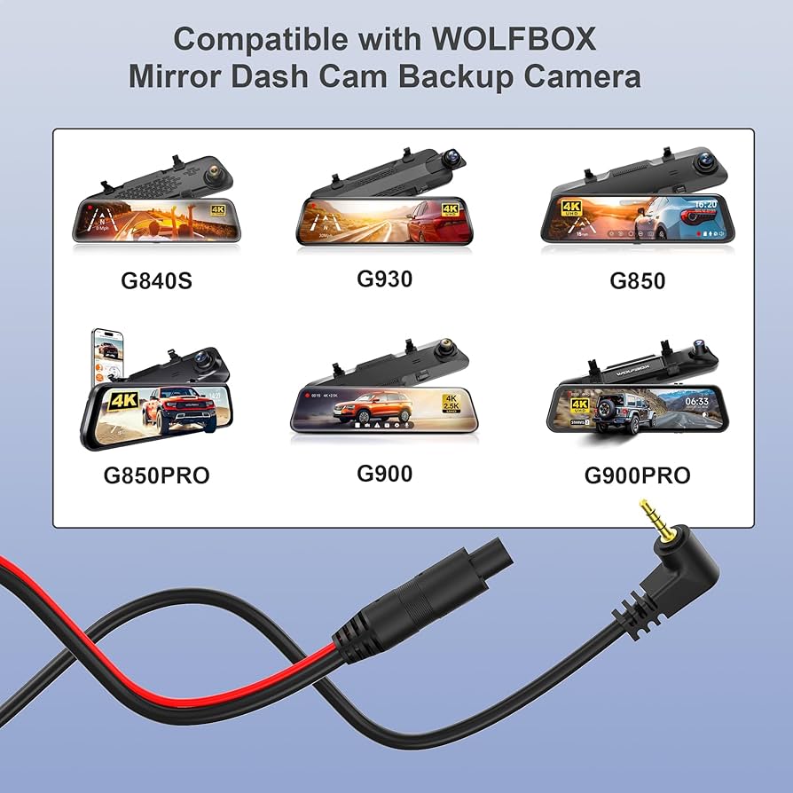 Amazon.com: FGIEU 33FT Rear Camera Extension Cord for WOLFBOX