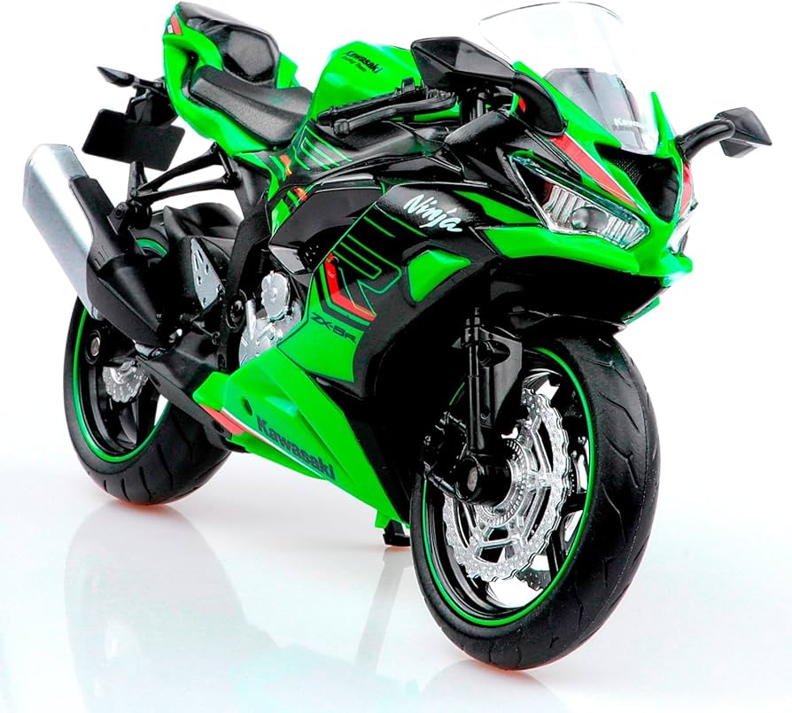 Amazon.com: TOKAXI 1/12 Scale Kawasaki Ninja Z6 Diecast Toy