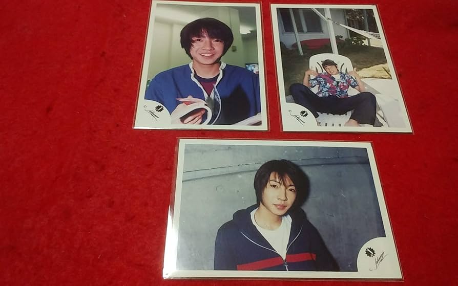 Amazon.co.jp: 嵐 相葉雅紀 公式写真 Jr.時代 Jロゴ 3枚セット : おもちゃ