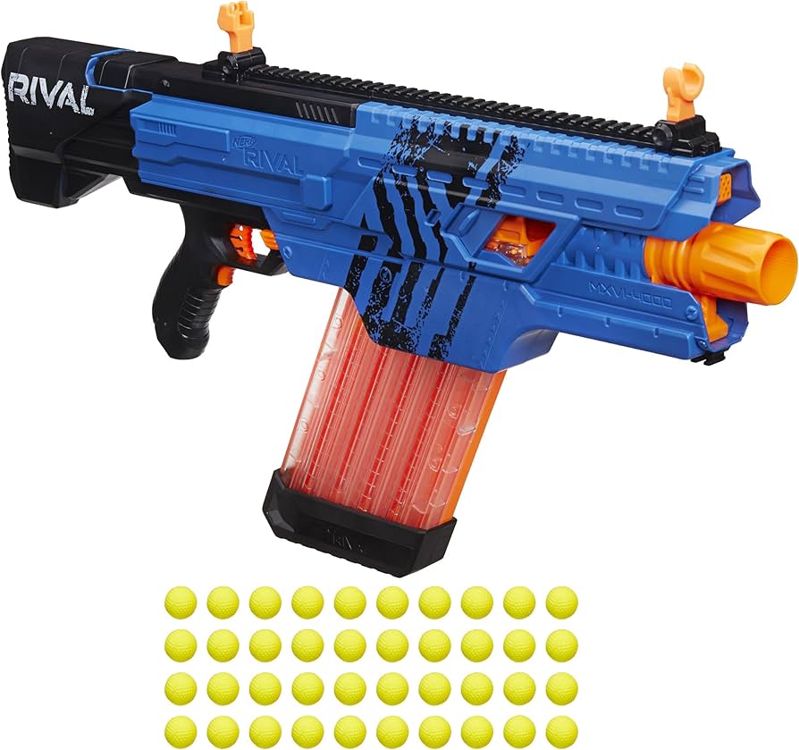 Amazon.co.jp: Nerf Rival Khaos MXVI-4000 Blaster (Blue) [並行輸入