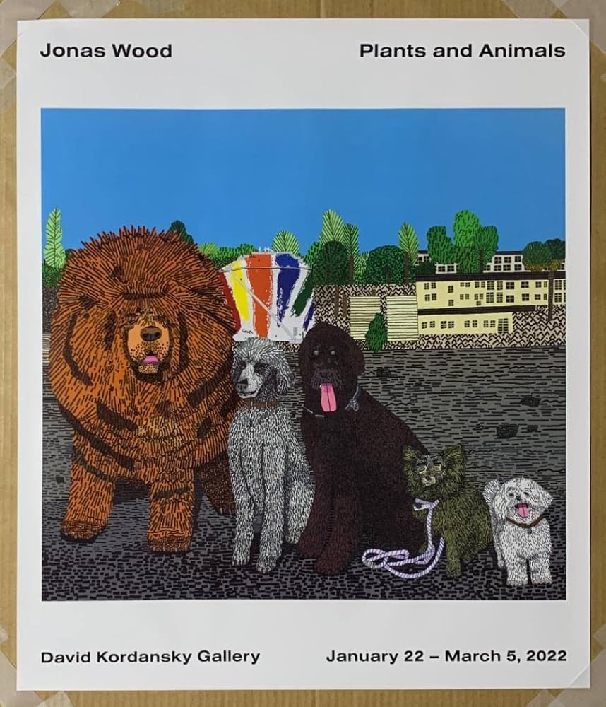 Amazon.co.jp: ジョナスウッド Jonas Wood 植物と動物展 ポスター