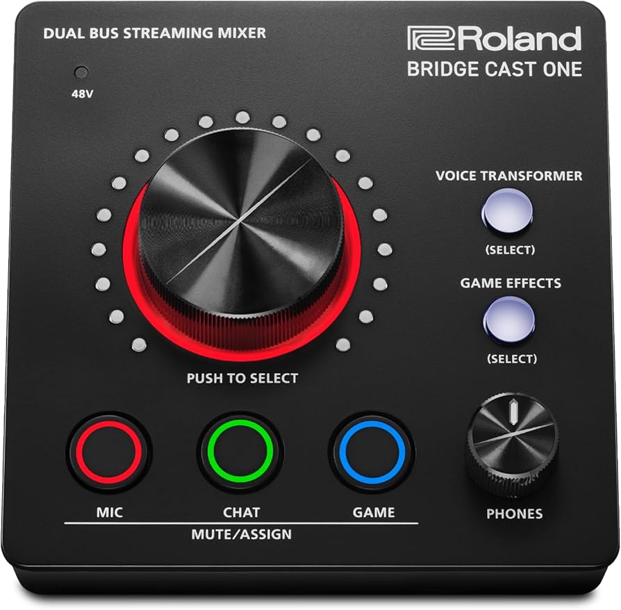 Amazon.com: Roland BRIDGE CAST ONE Dual Bus Streaming Mixer