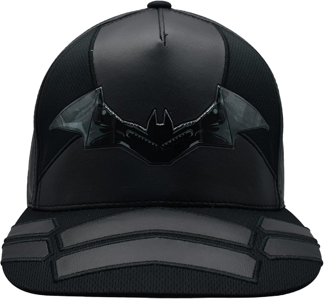 DC Comics The Batman Baseball Cap, Armor Design Adult Adjustable