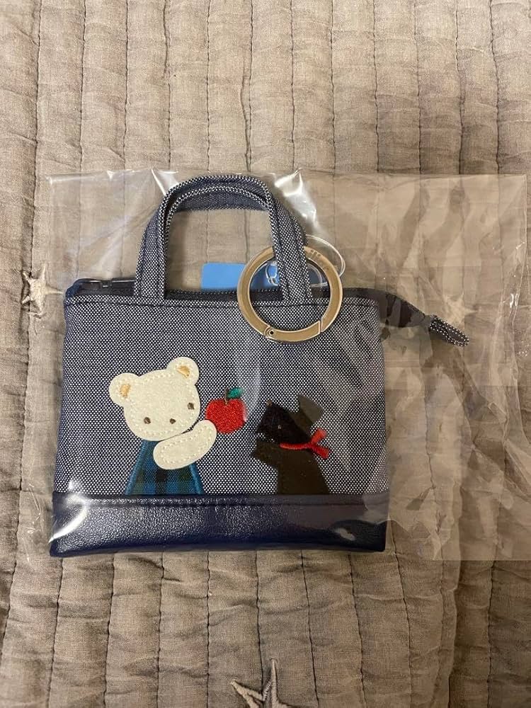 Amazon.co.jp: ファミリア ミニデニムバッグ ネイビー : ファッション