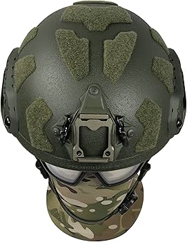 Amazon.co.jp: SUPER HIGH CUT SF 防弾ヘルメット MILITECH 特殊部隊