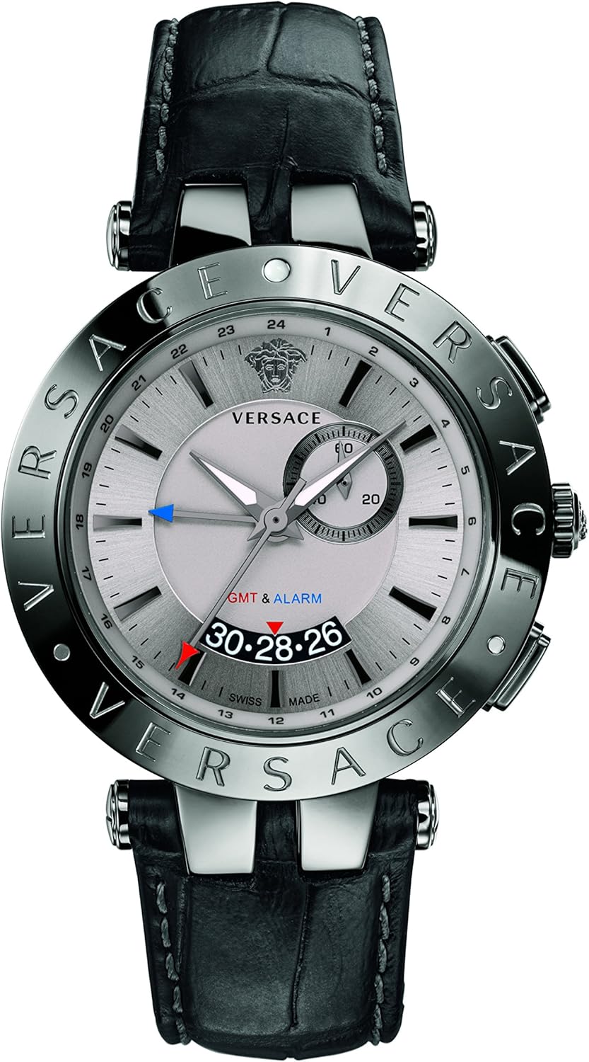 Versace Men's V-Race GMT Alarm Quartz Watch (Black) Maldives | Ubuy