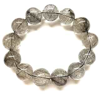 超絶レア！大玉18㎜最強0.1%以下確率モリオンルチルブレスレット