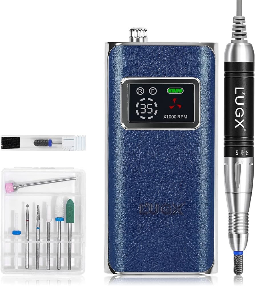 Amazon.com: L'UGX Nail Drill, 35000RPM Professional Nail Efile