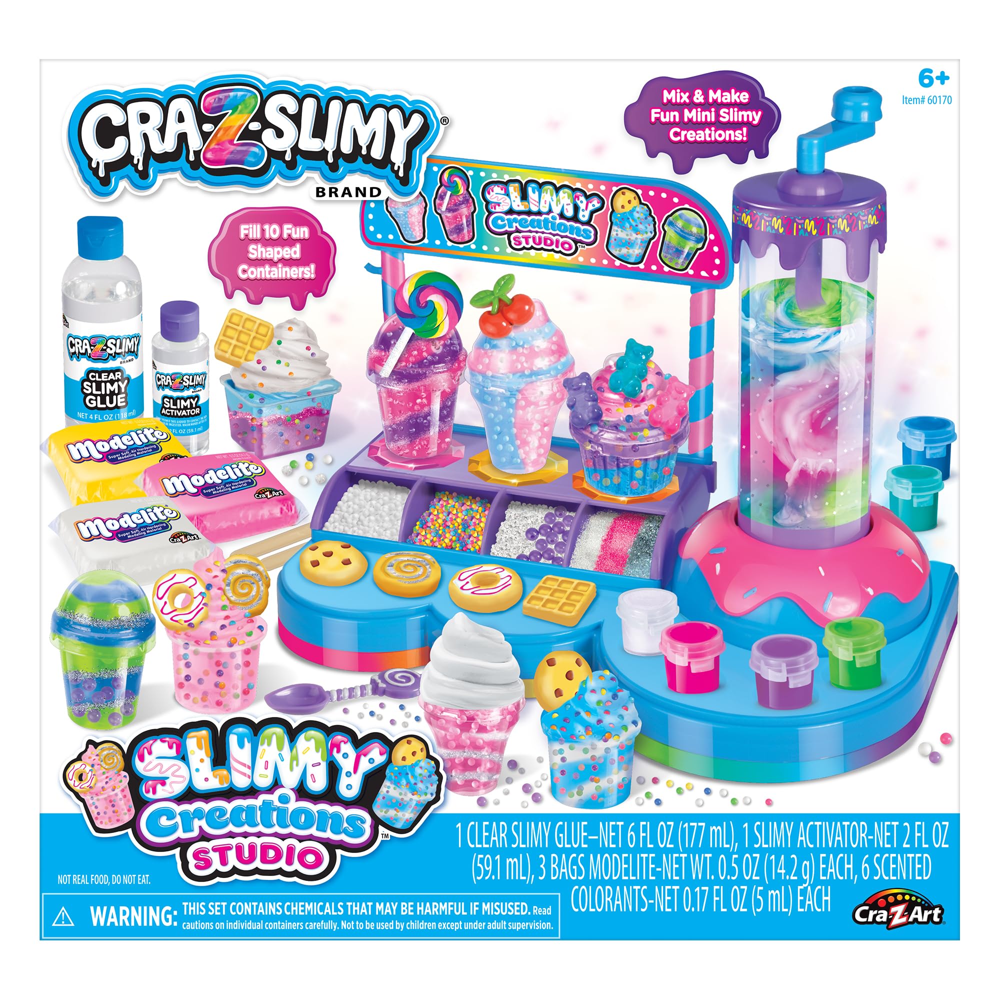 Amazon.com: CRA-Z-Slimy Scented Slimy Creations Studio, Dessert