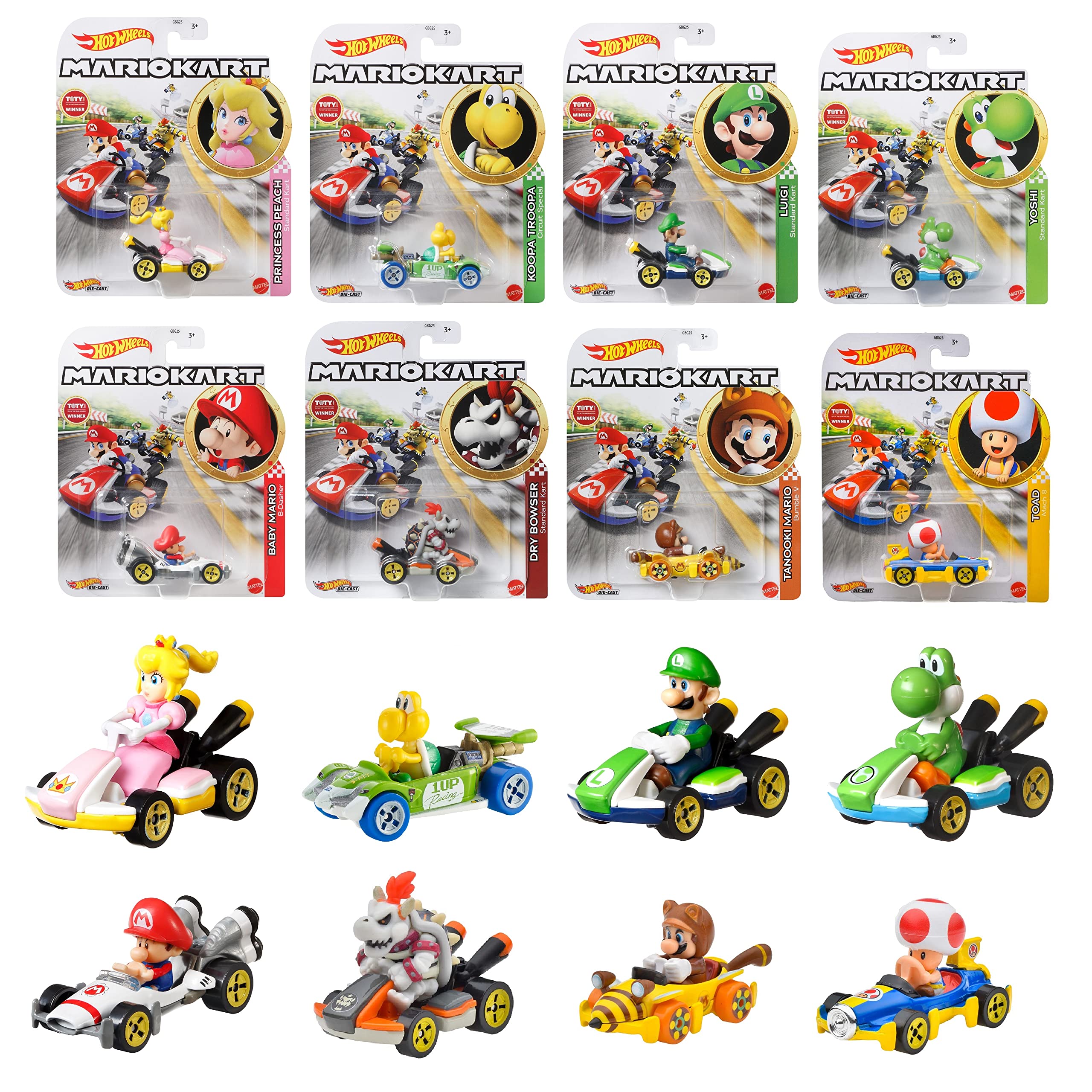 Amazon | ホットウィール(Hot Wheels) マリオカート アソート