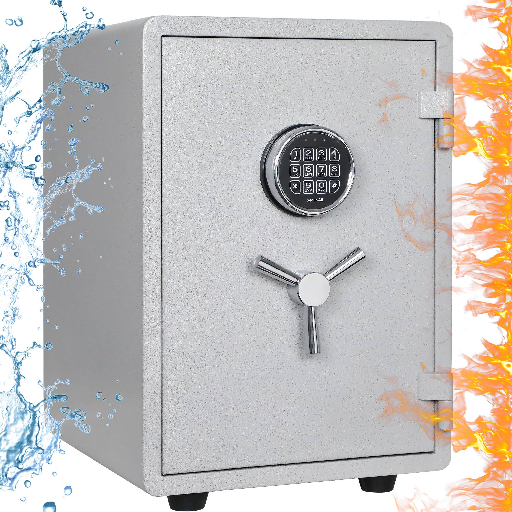 Amazon.co.jp: 耐火金庫 1時間 耐火 耐水 超重量42.5KG 大型 UL規格