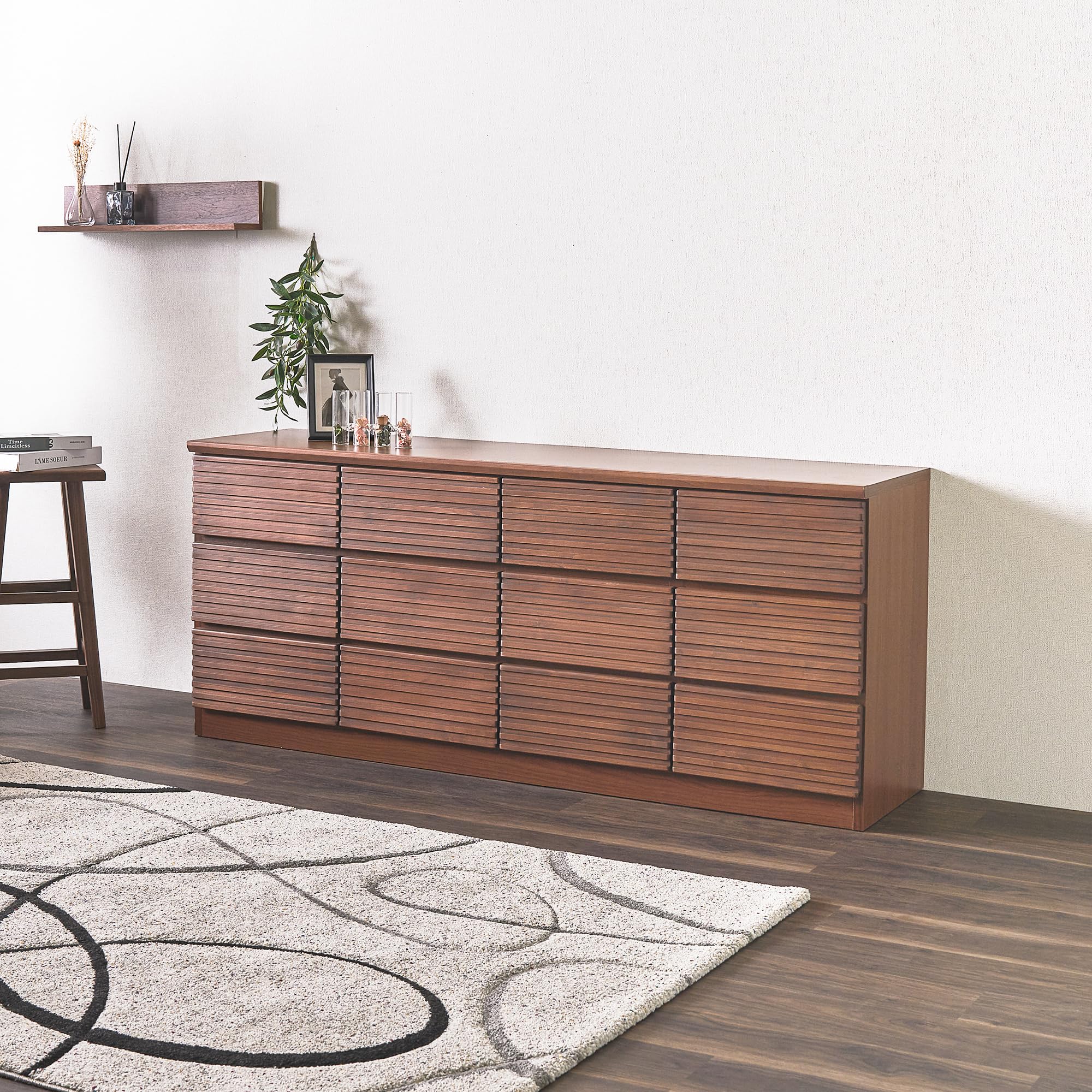 Amazon｜Cスタイル タンス チェスト リビングチェスト 幅160cm 3段