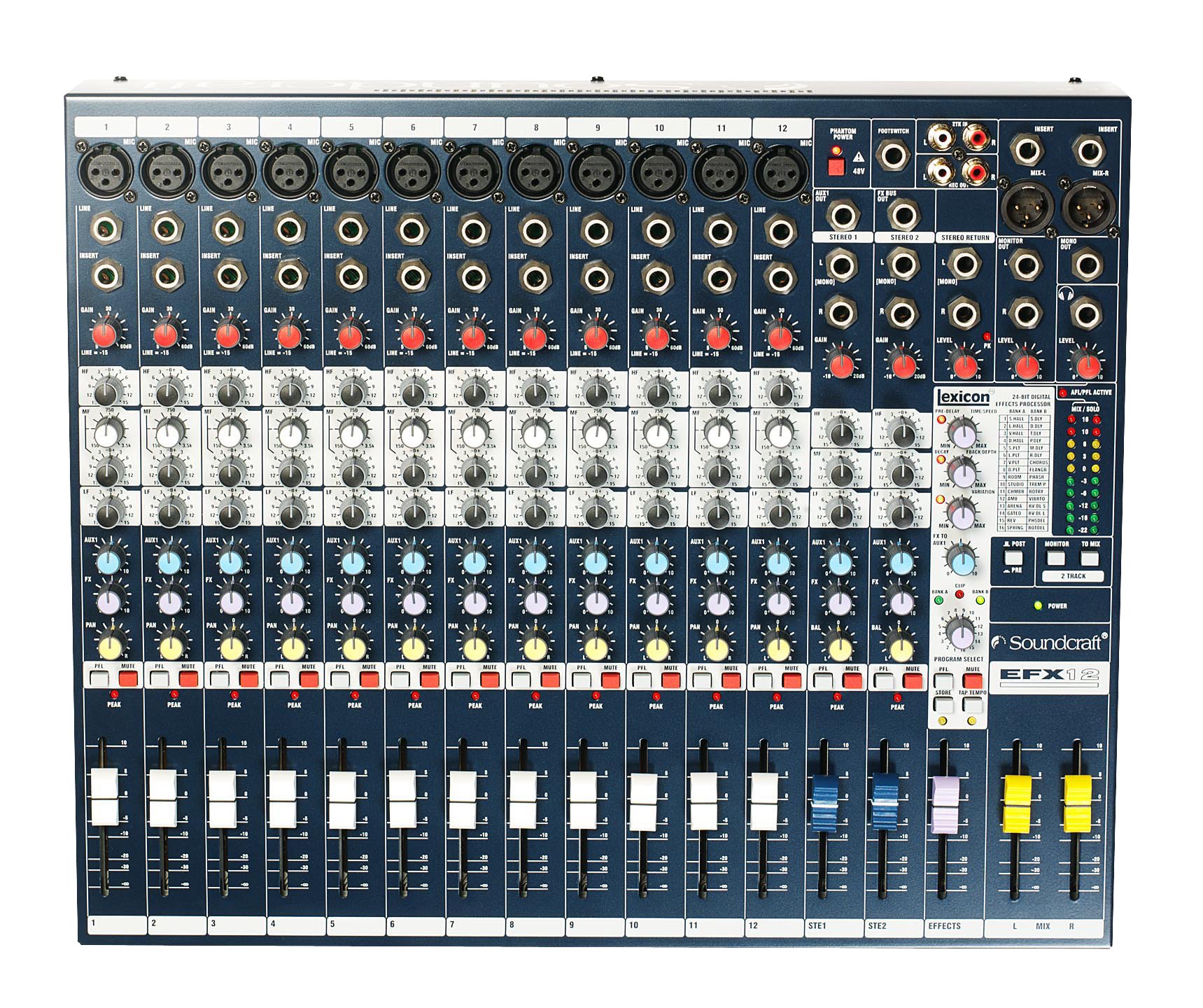 Amazon.com: Soundcraft EFX12 High-Performance 12-Channel Lexicon