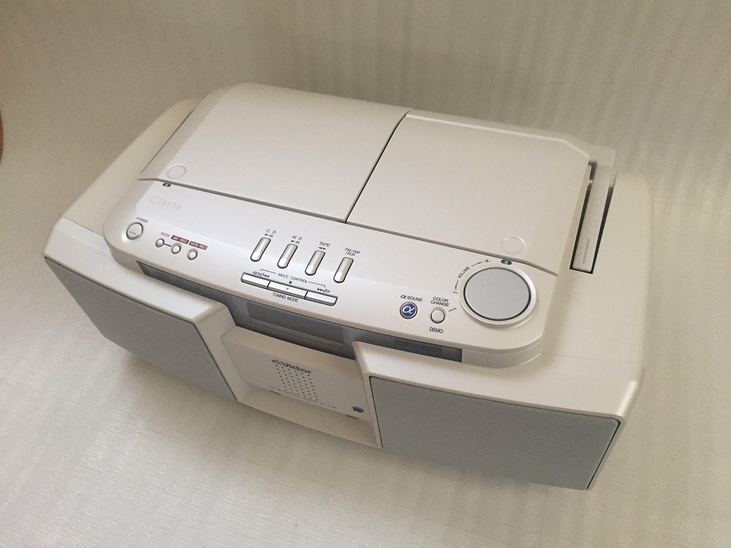 Amazon.co.jp: Victor ビクター JVC RC-T1MD-W ホワイト CD-MD