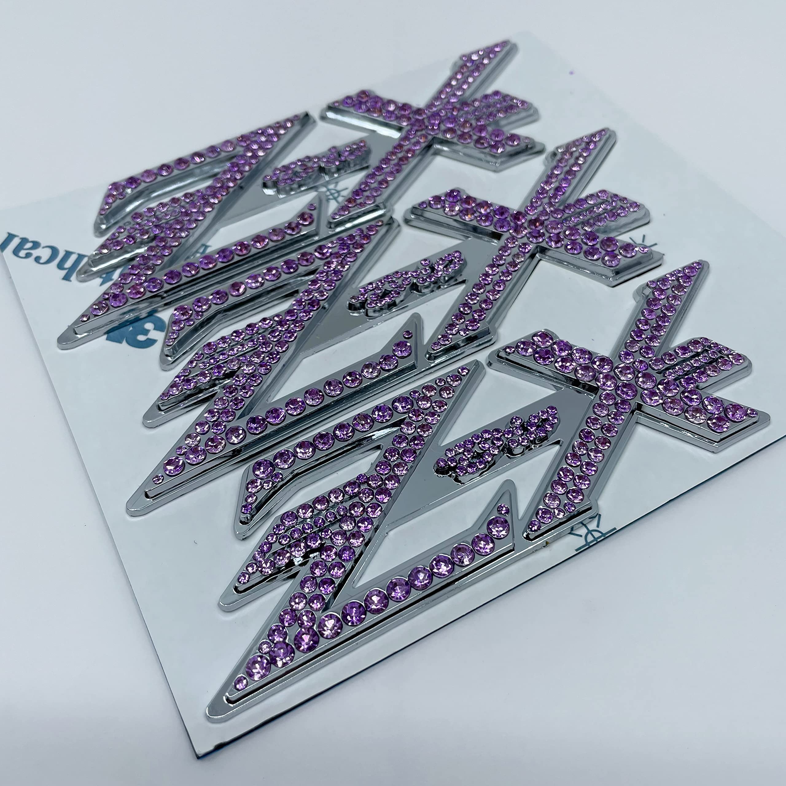 Amazon | ライブDio ZX AF35 立体 クリスタル エンブレム (紫