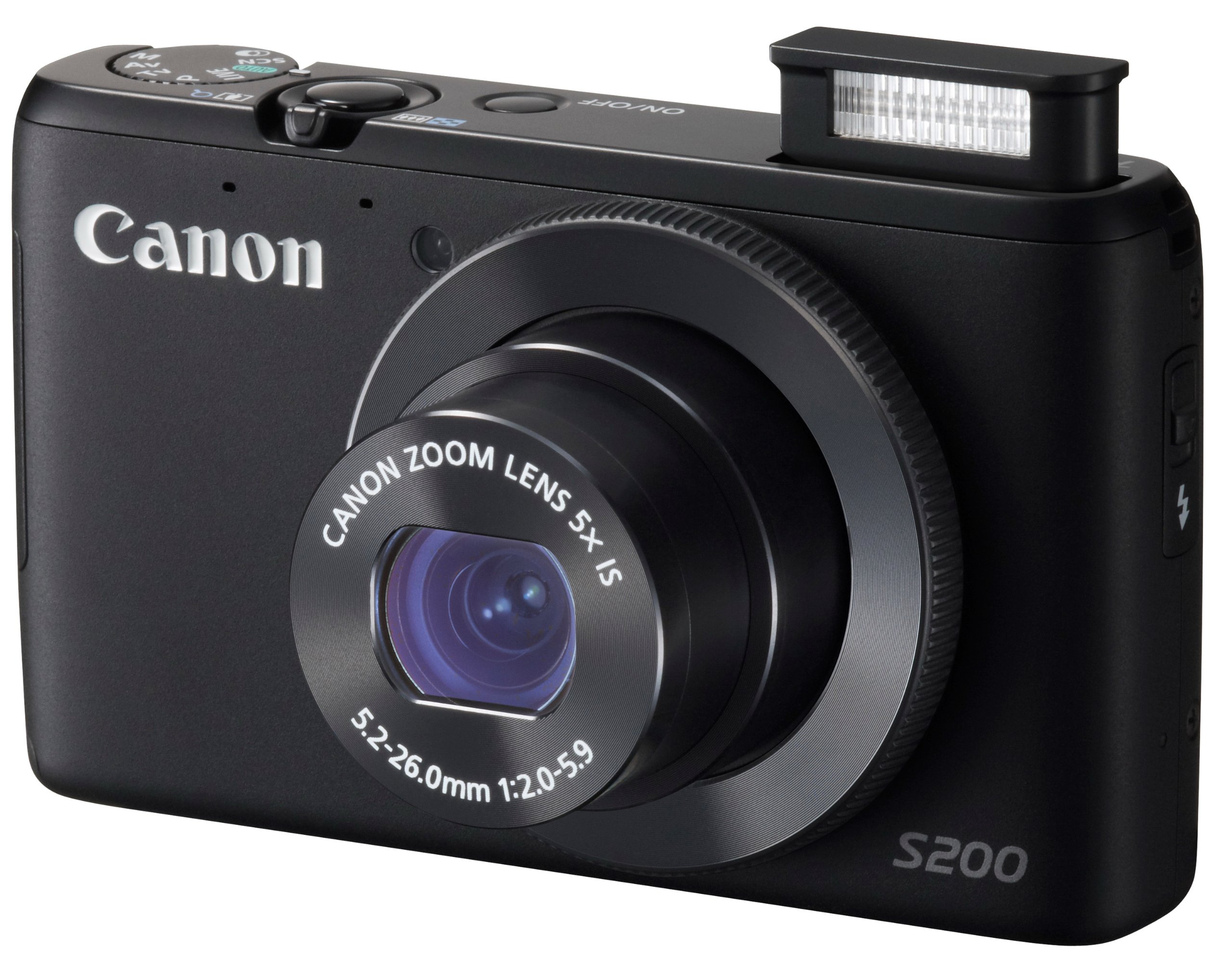 Amazon | Canon デジタルカメラ PowerShot S200(ブラック) F値2.0 広角