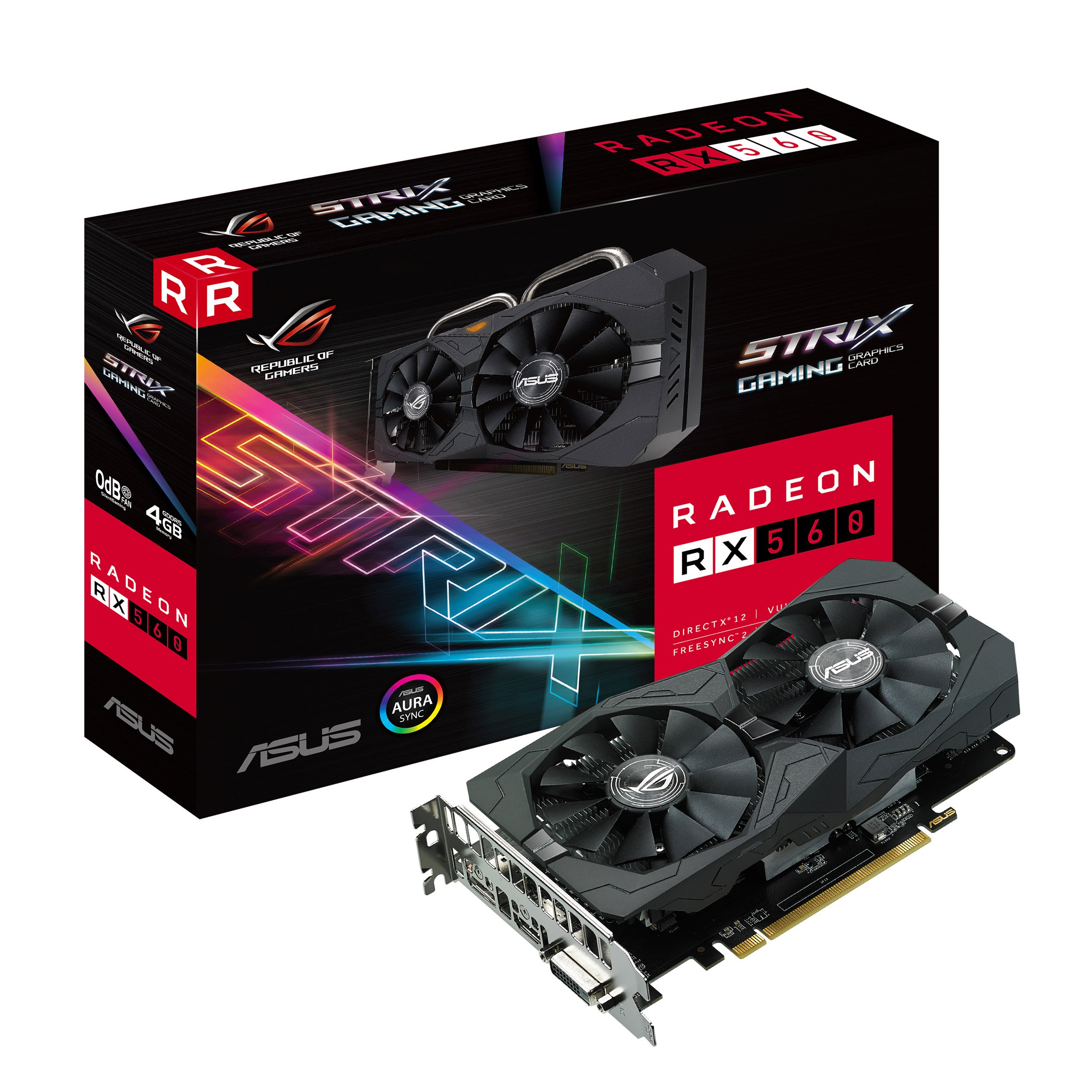 Amazon | ASUS ROG Strix Radeon RX 560 4GB ゲーミング メモリ GDDR5