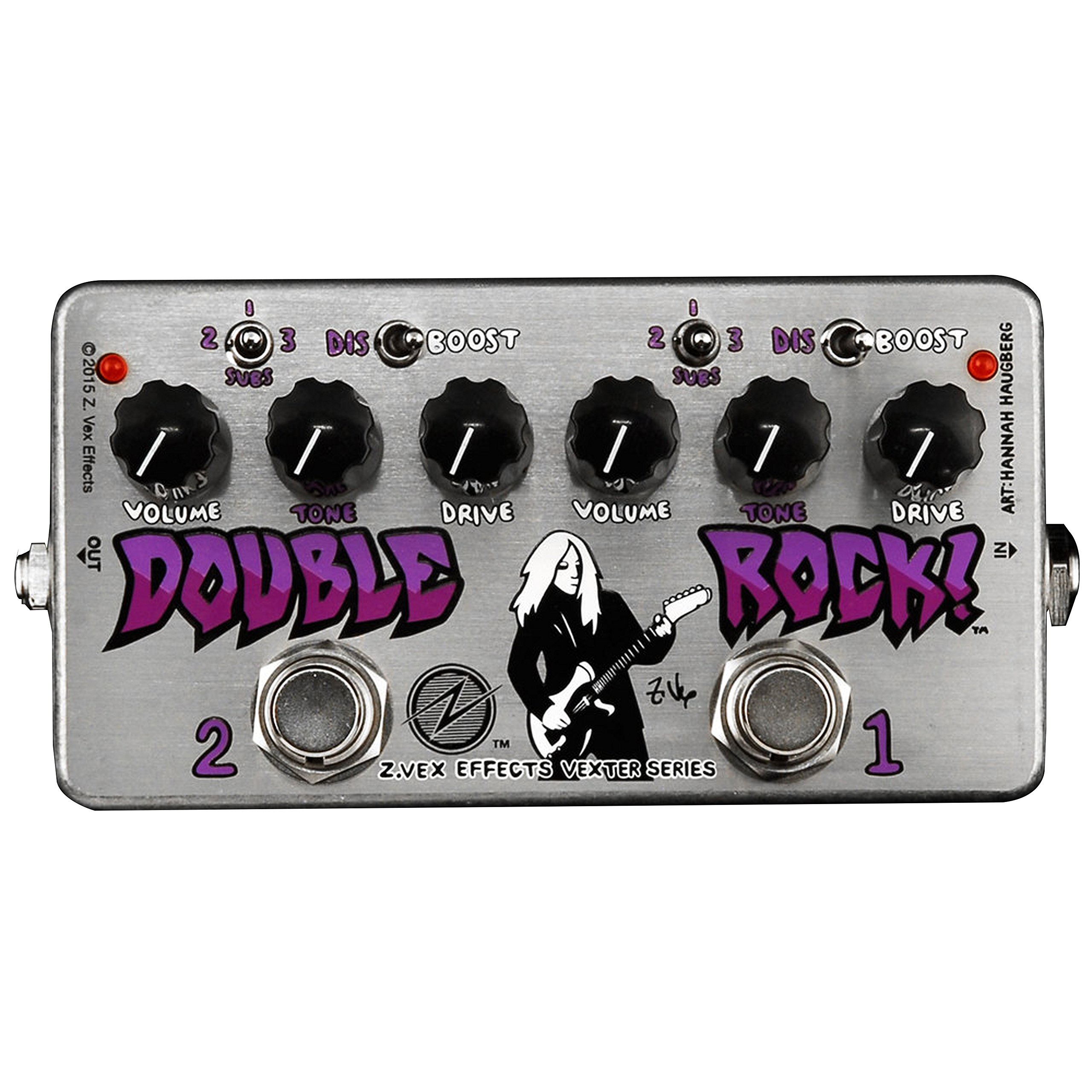 Amazon.com: ZVEX Effects Double Rock Vexter Series Distortion