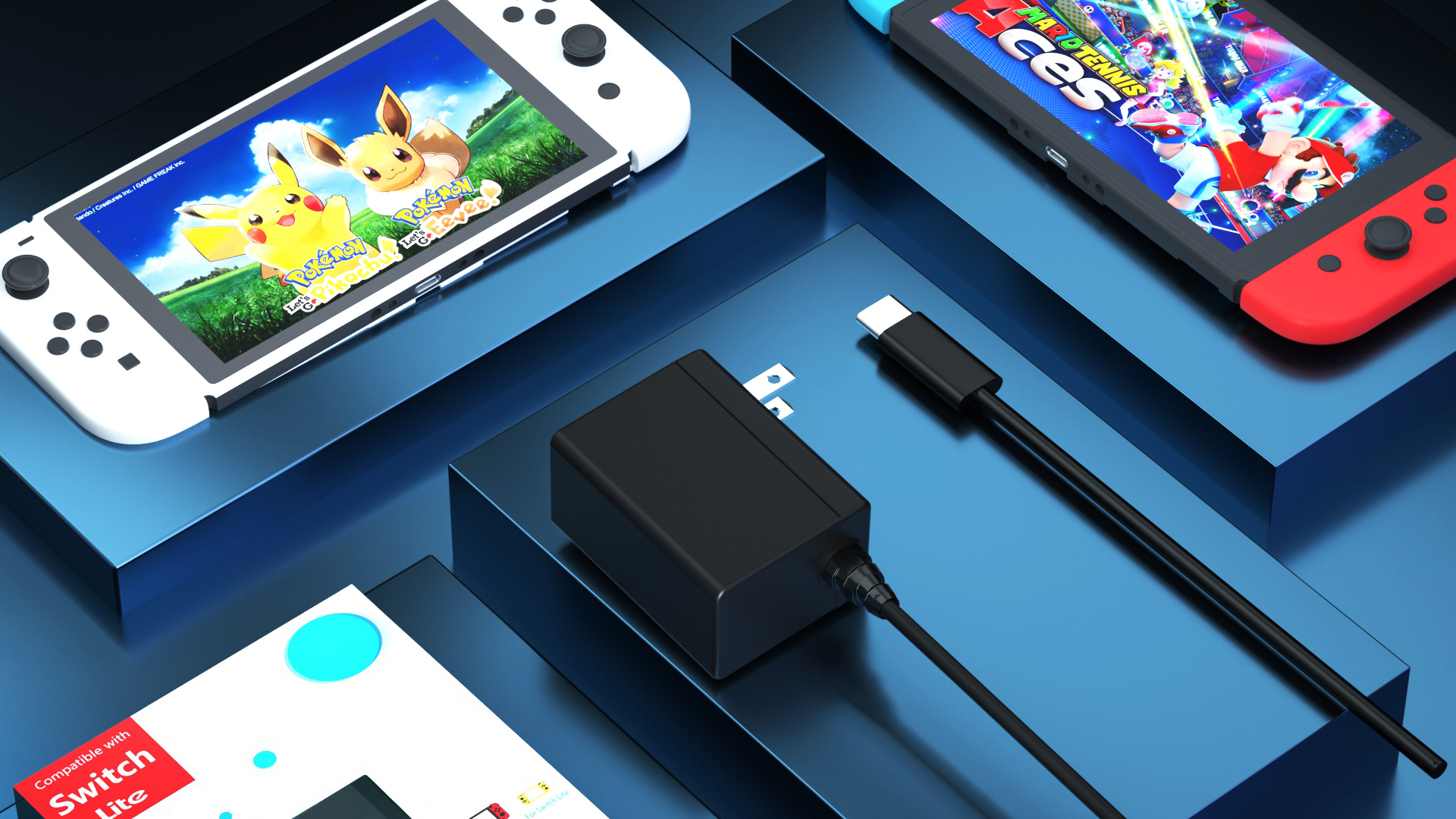 Amazon.com: Charger for Nintendo Switch with 5FT Charging Cable