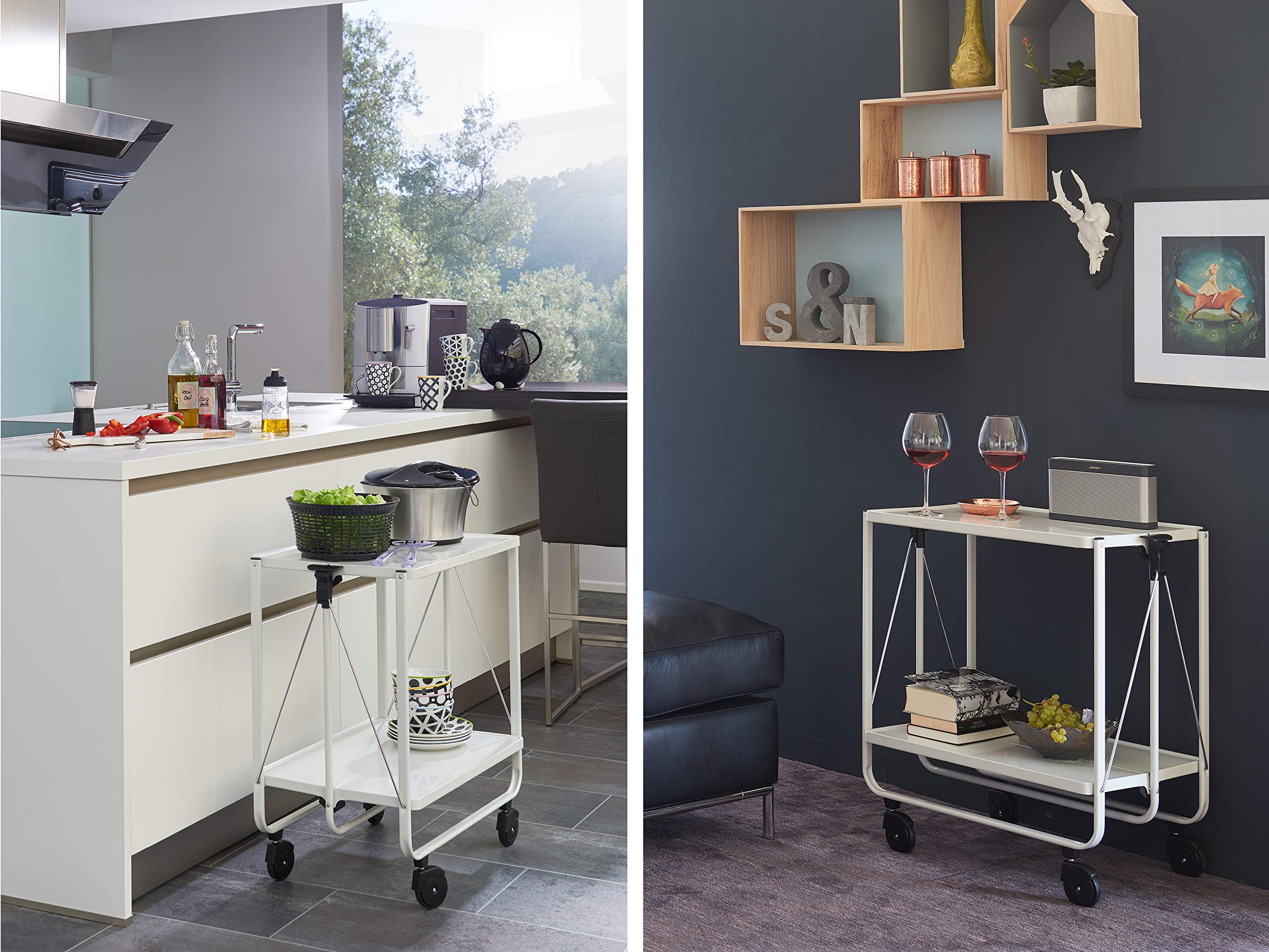 Amazon｜ライフハイト(Leifheit)【サイドカー ホワイト 62072 】サイド