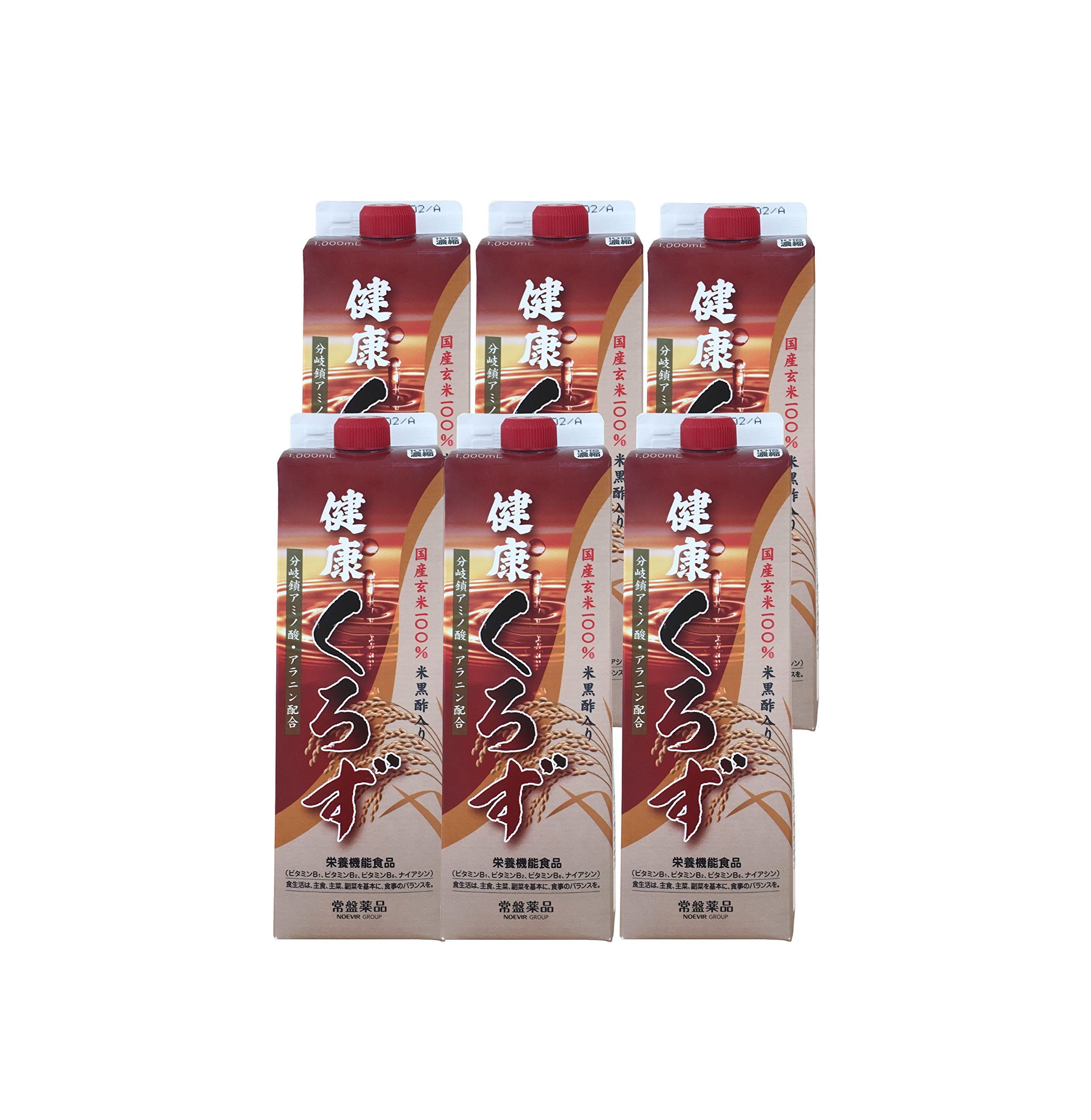 常盤薬品黒酢バーモント6本セット