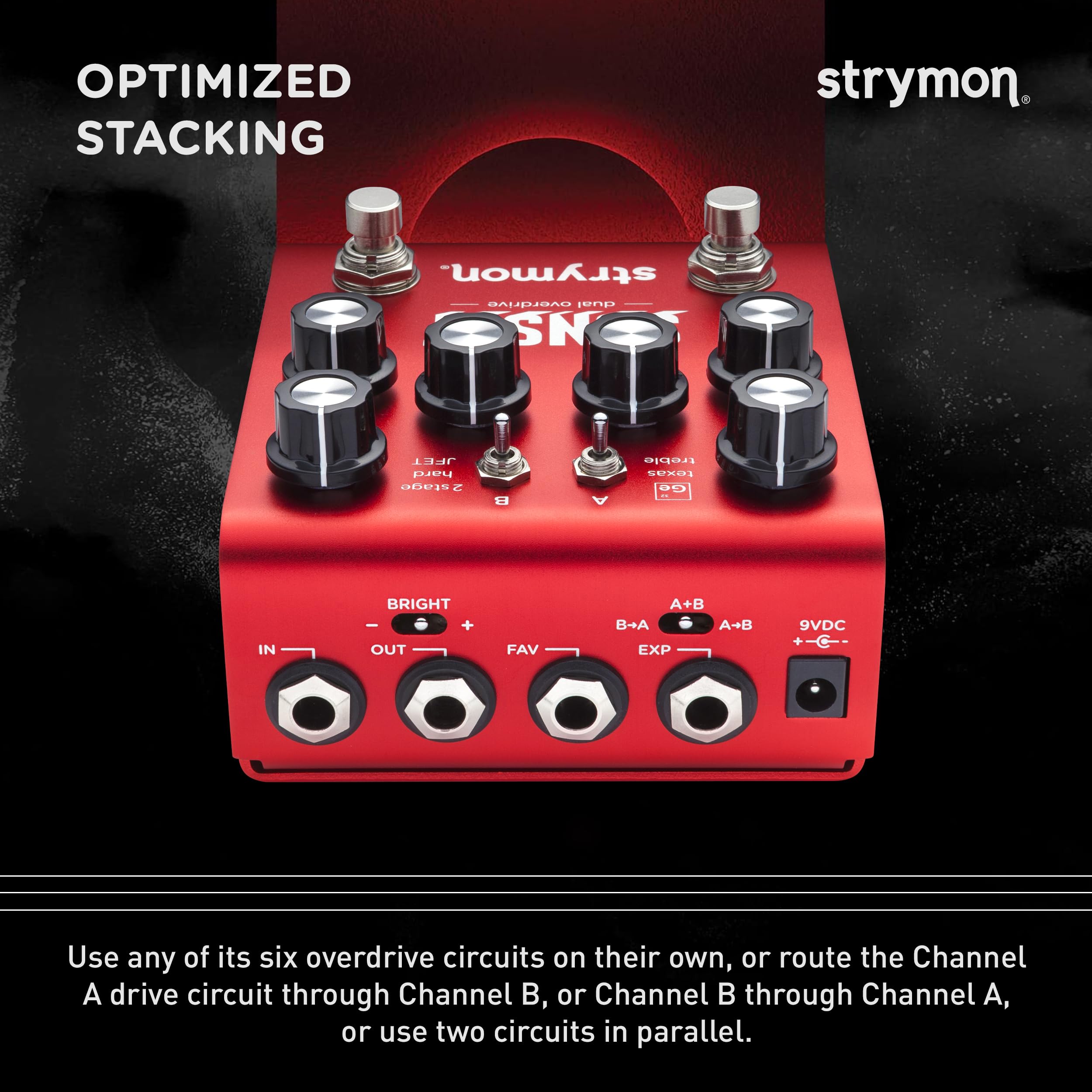 Amazon.com: Strymon Sunset Dual Overdrive and Boost Guitar Effects