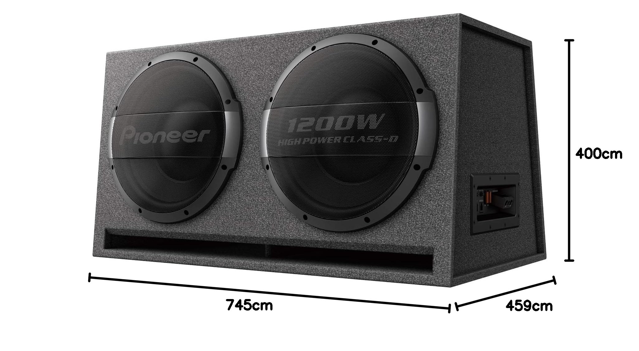 Amazon.co.jp: Pioneer スピーカー TS-WX1220AH 30cm×2 パワードサブ