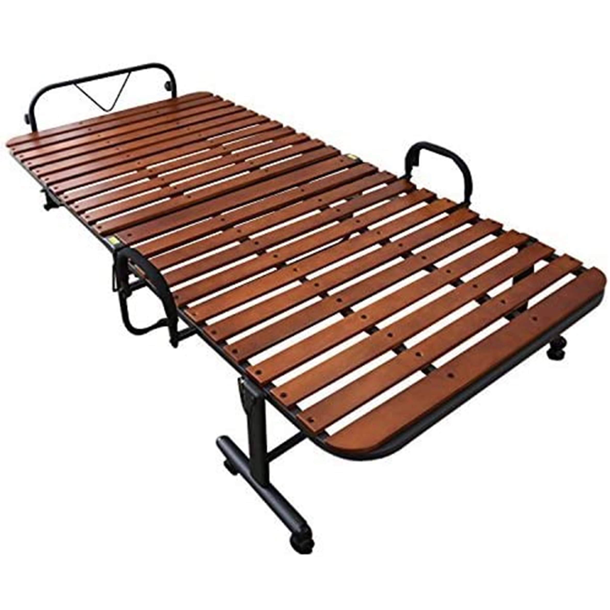 Amazon｜山善(YAMAZEN) 折りたたみベッド すのこ シングル 耐荷重 90kg